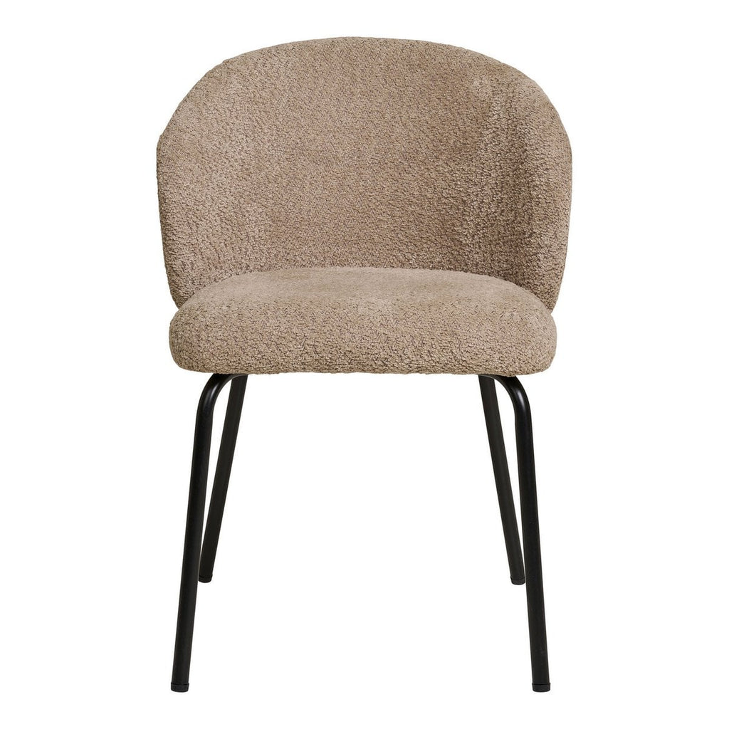 Safira Eetkamerstoel - Beige, 58x56x79cm - Set van 2