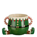 Kerst bloempot binnen Funny Groen