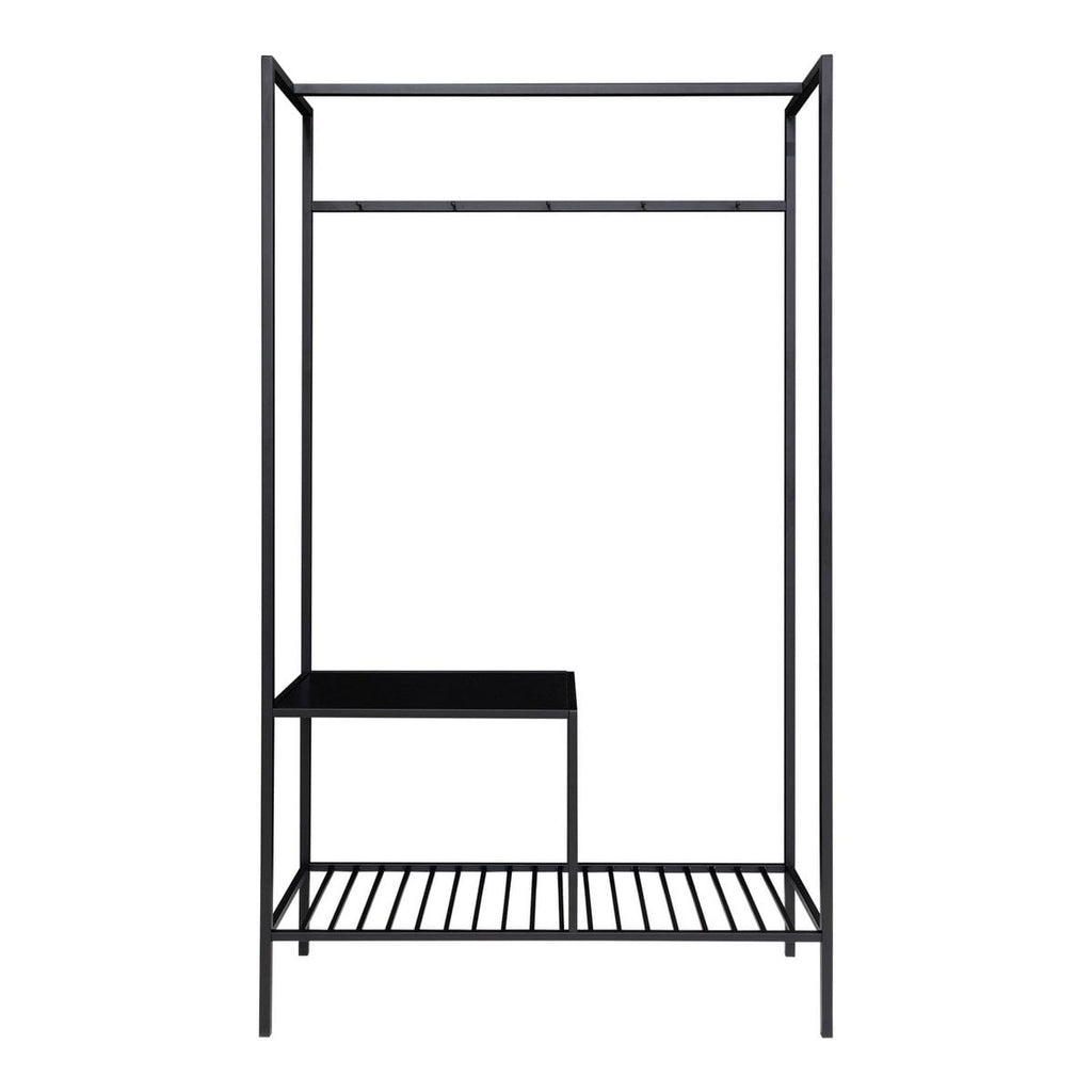 Vita Kledingkast - Zwart, staal, 101x38x170 cm