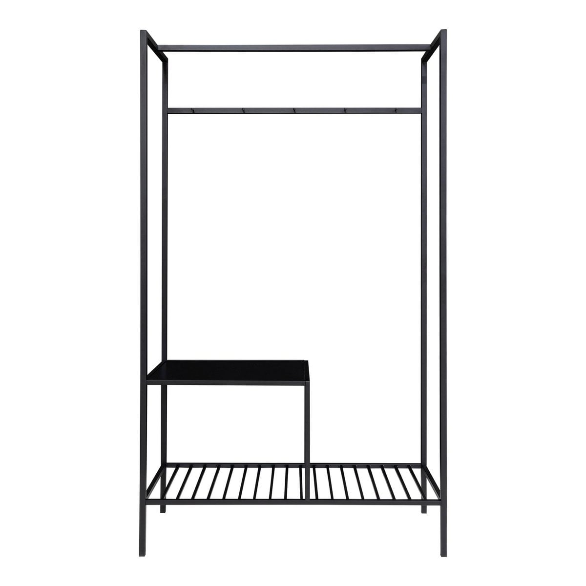 Vita Kledingkast - Zwart, staal, 101x38x170 cm
