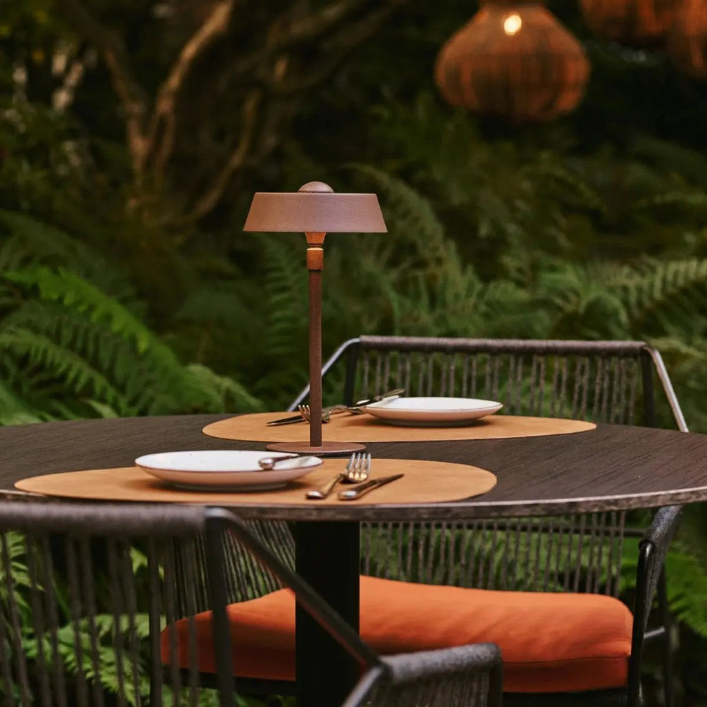 Luca Mokka Bruin USB Oplaadbare Lamp | Minimalistisch, speels & dimbaar
