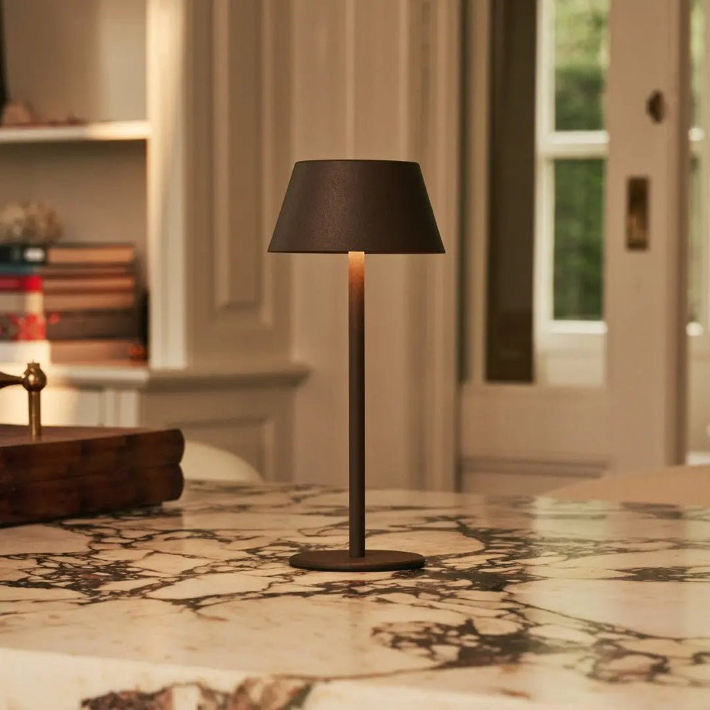 Milou Mokka Bruin Tafellamp zonder Kabel | Modern, design en 3 lichtmodi