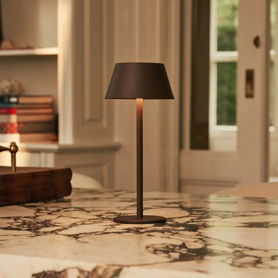 Milou Mokka Bruin Tafellamp zonder Kabel | Modern, design en 3 lichtmodi