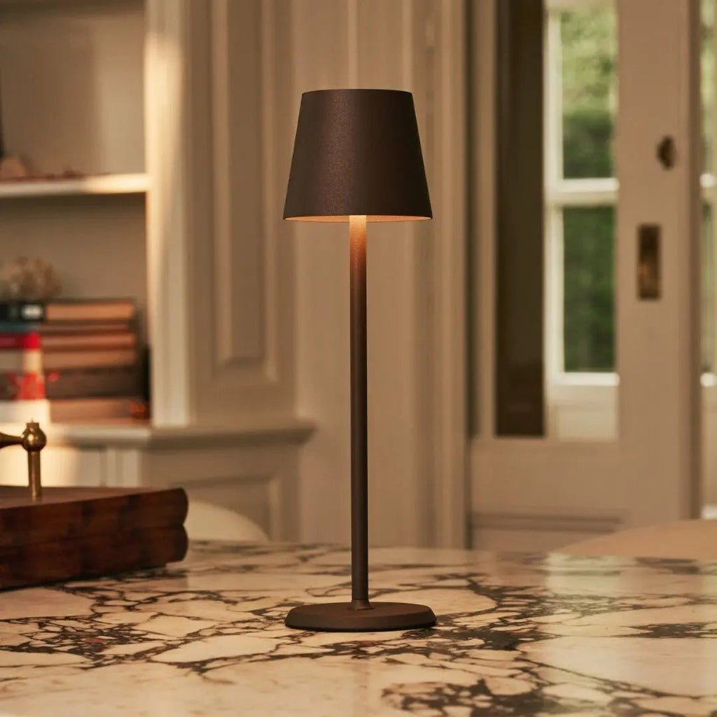 Jasper Mokkabruin Draadloze Lamp met Batterij | Dimbaar en 3 lichtniveaus