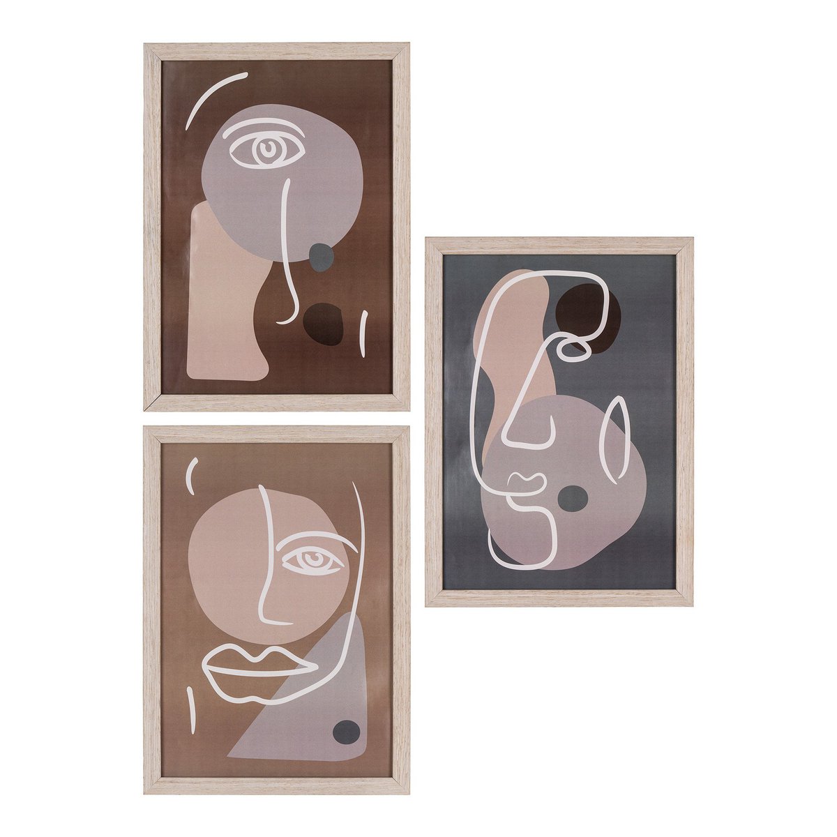 Madison Frameset - Frameset, naturel, set van 3