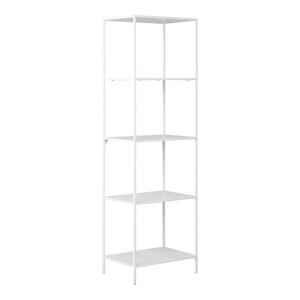 Vita Plank - wit, staal, 51x35x170cm