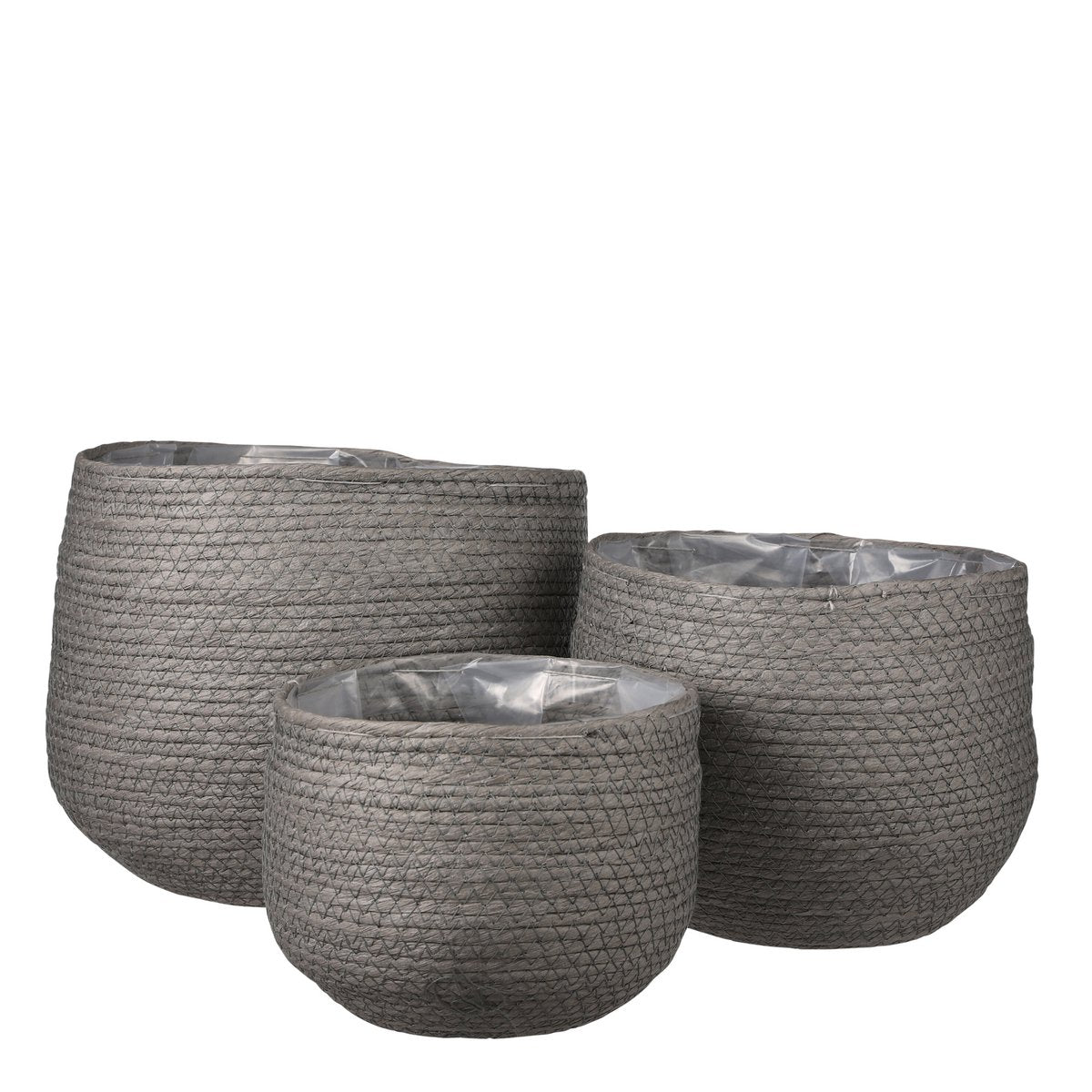 Plantenmand set Jorck Grijs