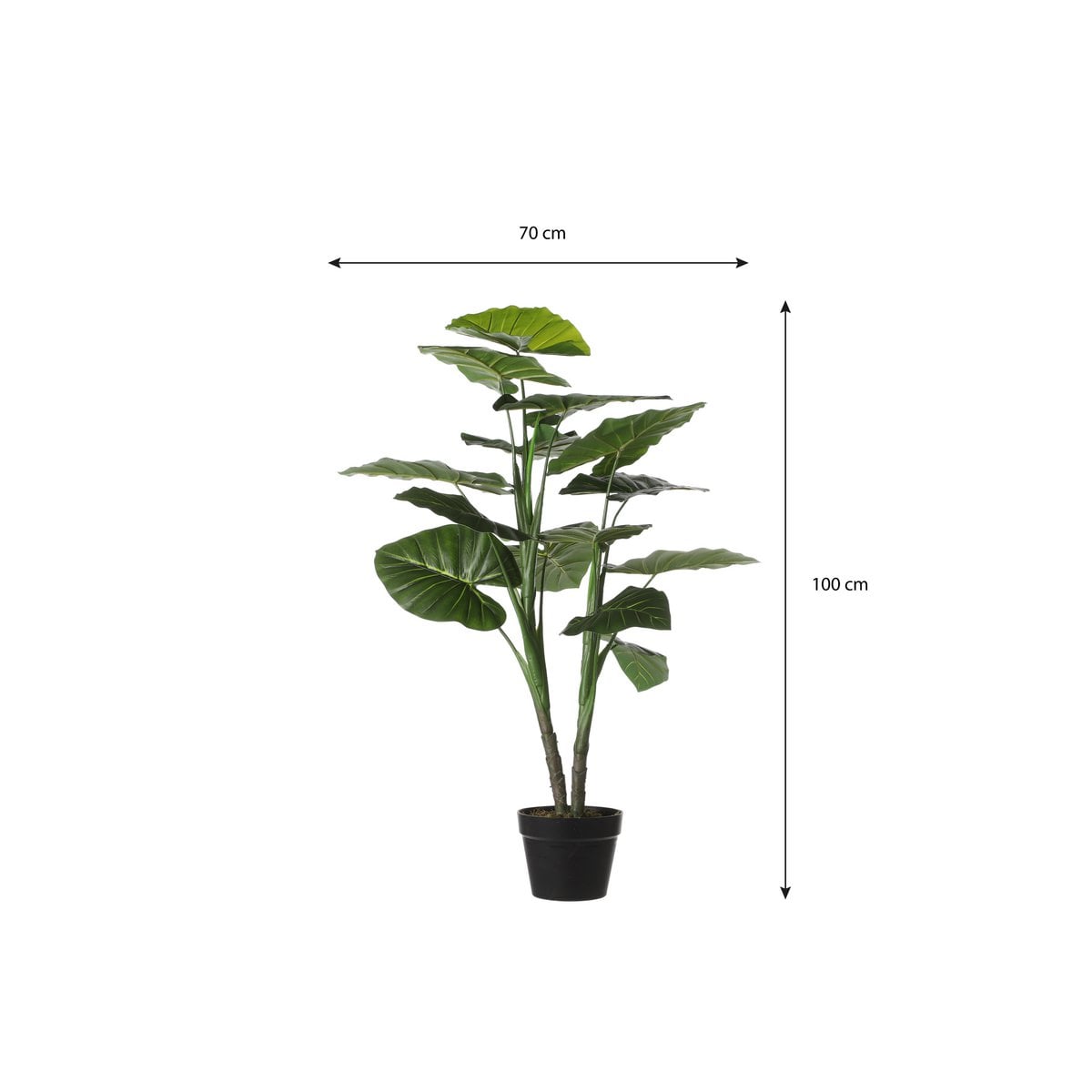 Kunstplant Taro Groen