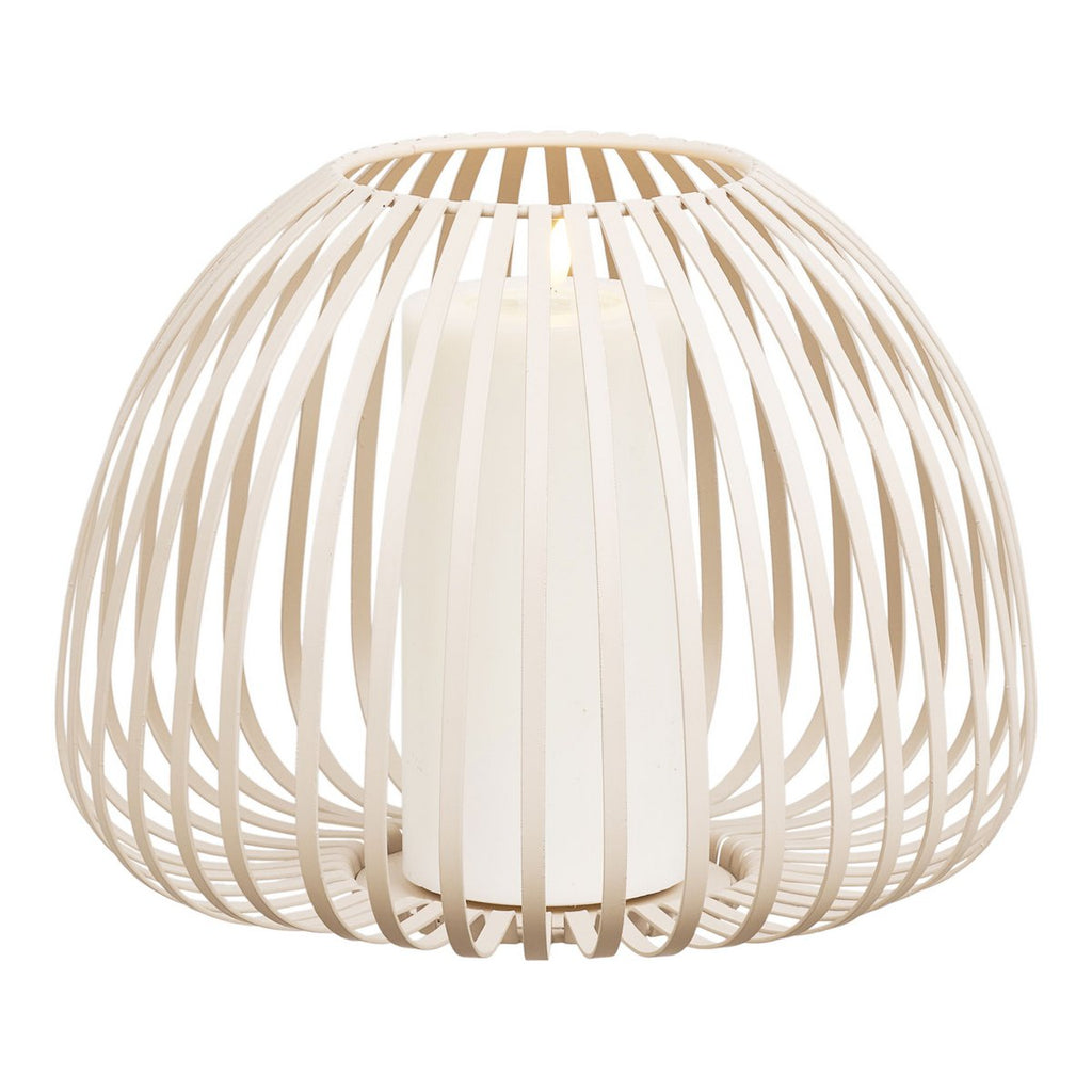 Stoense Lantaarn, metaal, beige, ø25x19 cm