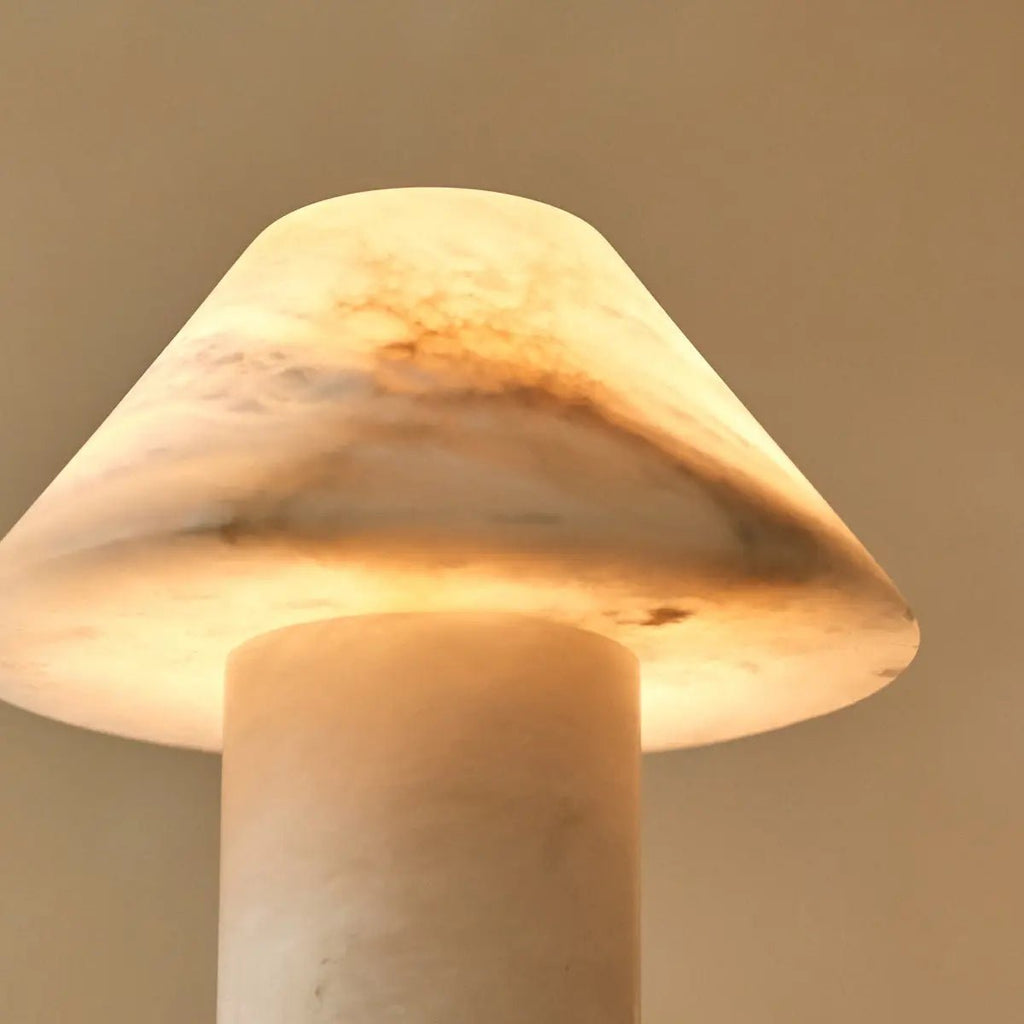 Eleonora Stijlvolle Albasten Lamp | Uniek ontwerp met zachte gloed