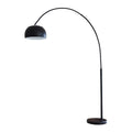 Booglamp 195 cm zwart