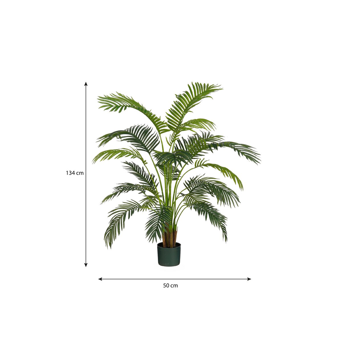 Kunstplant Areca palm Groen