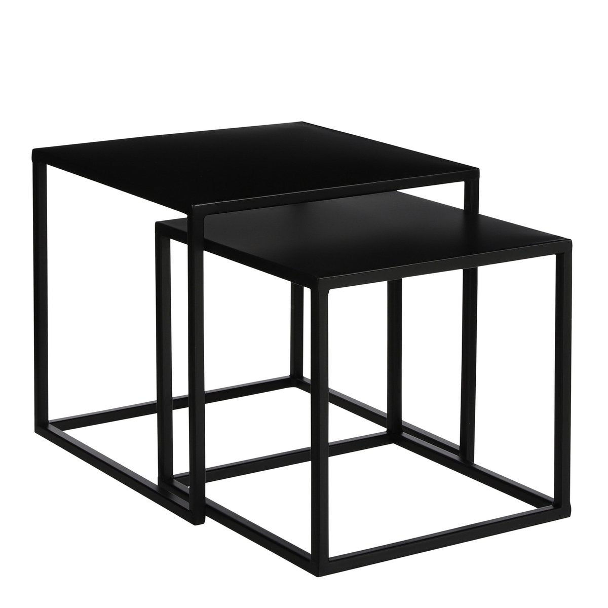 Bijzettafel set Goa Zwart