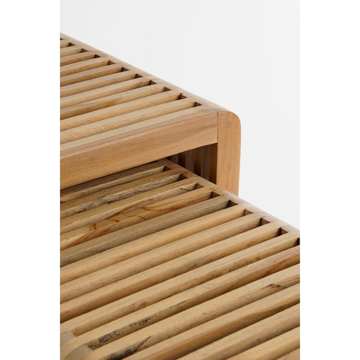Bijzettafel set Yonker Bruin