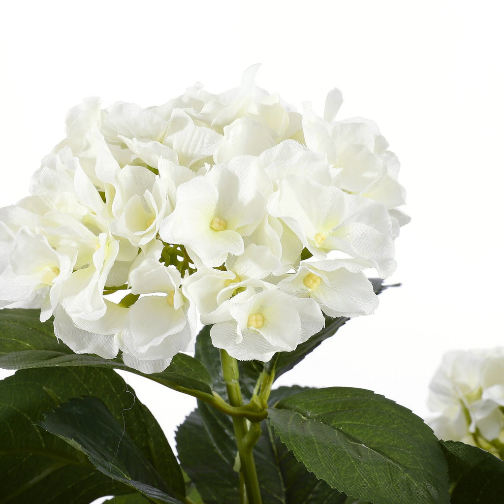 Kunstplant Hydrangea Wit