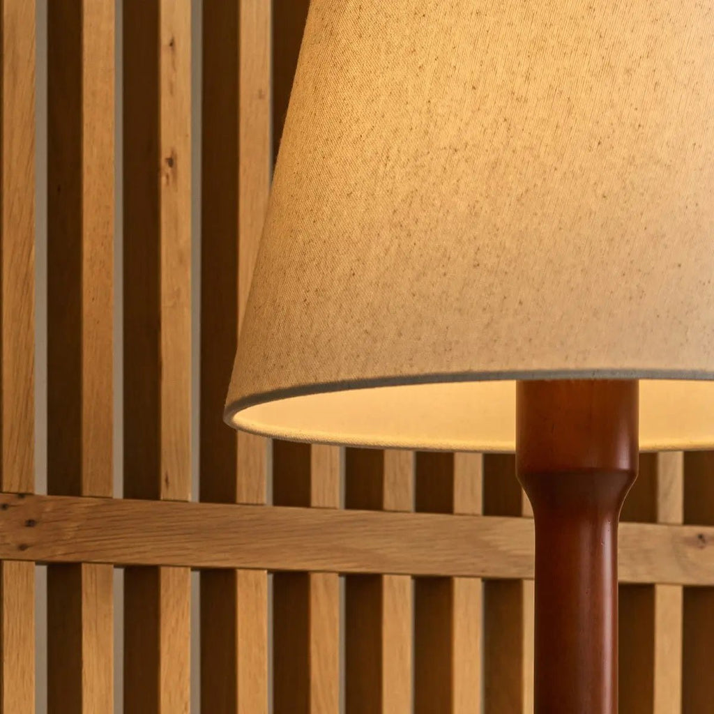 Nova Kastanjebruine Houten Lamp | Stijlvolle verlichting