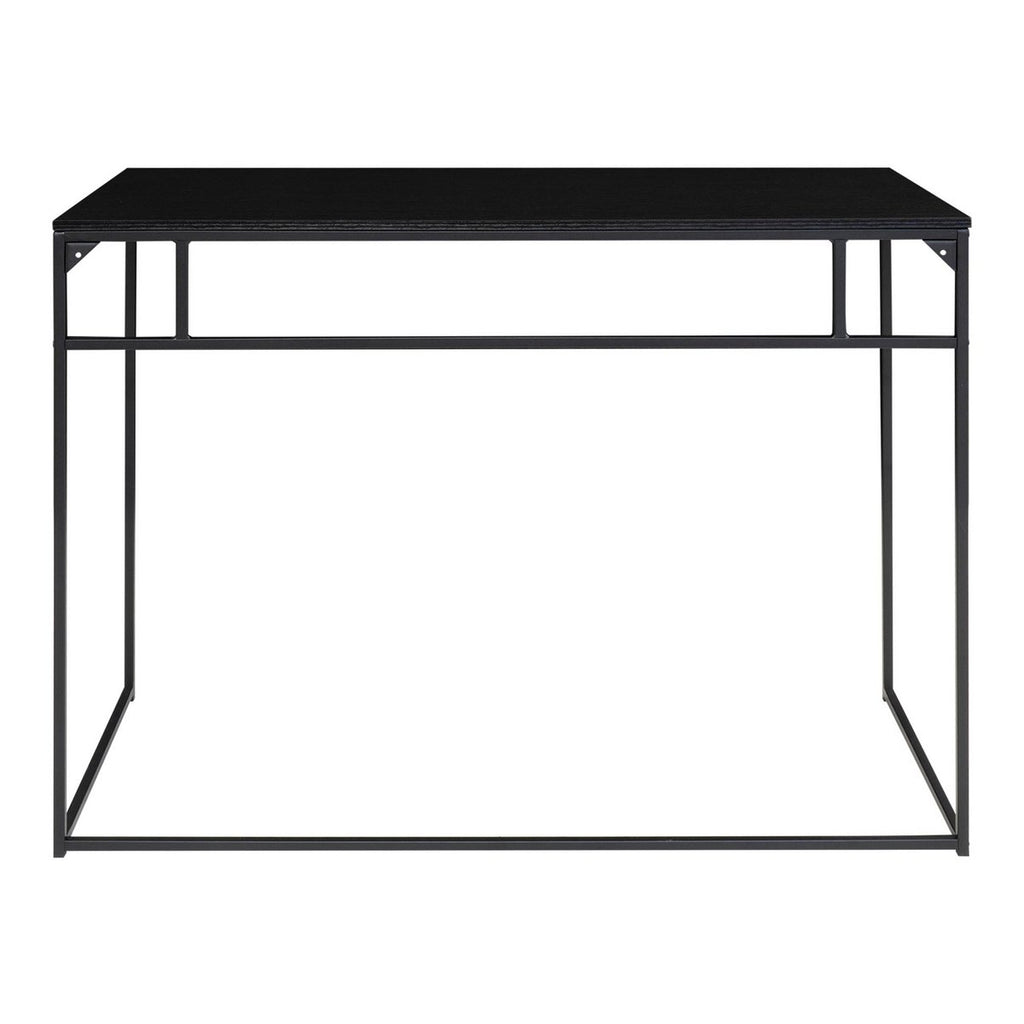 Vita Bureau - zwart, staal, 100x45x75cm