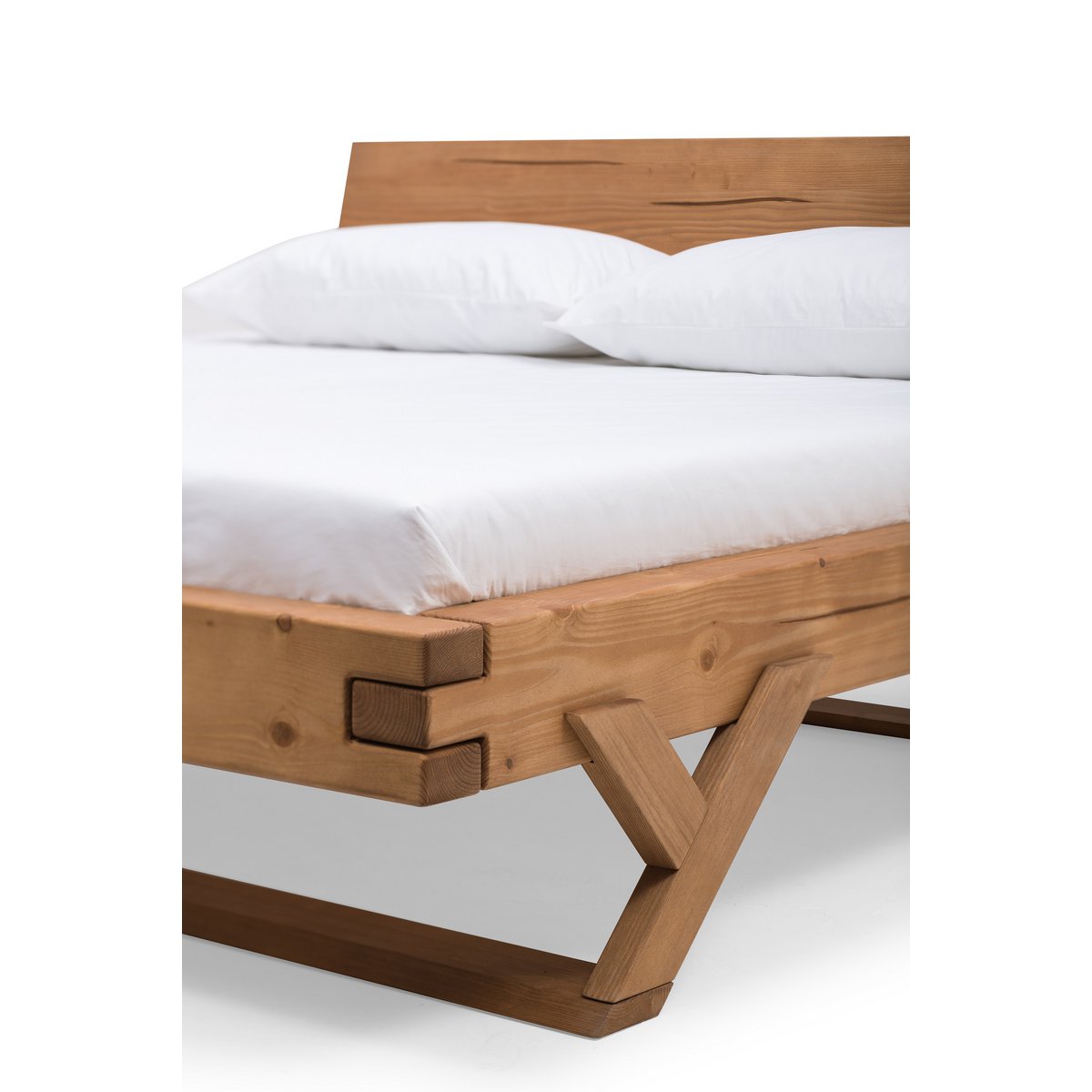 Balkenbed 140 x 200 cm