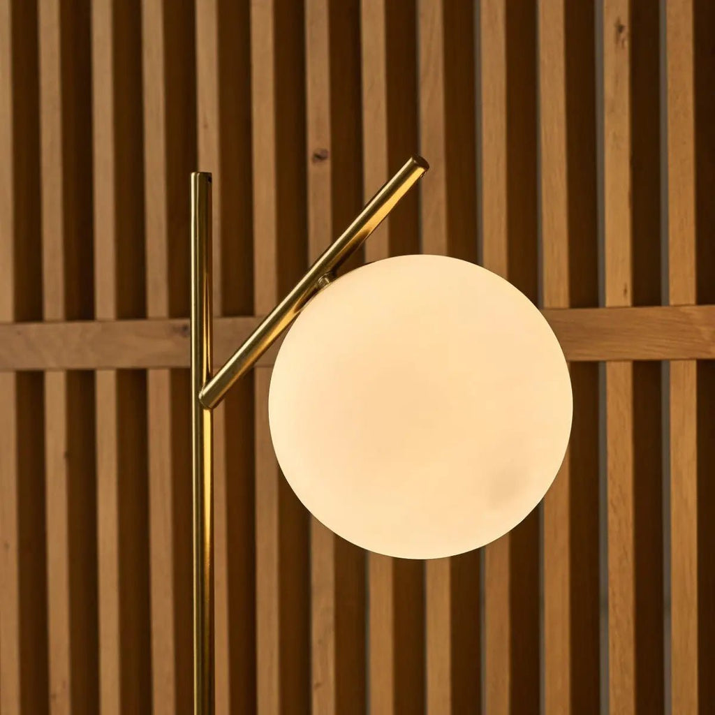Madison marmeren lamp | Lamp van matglas en lamp met snoer