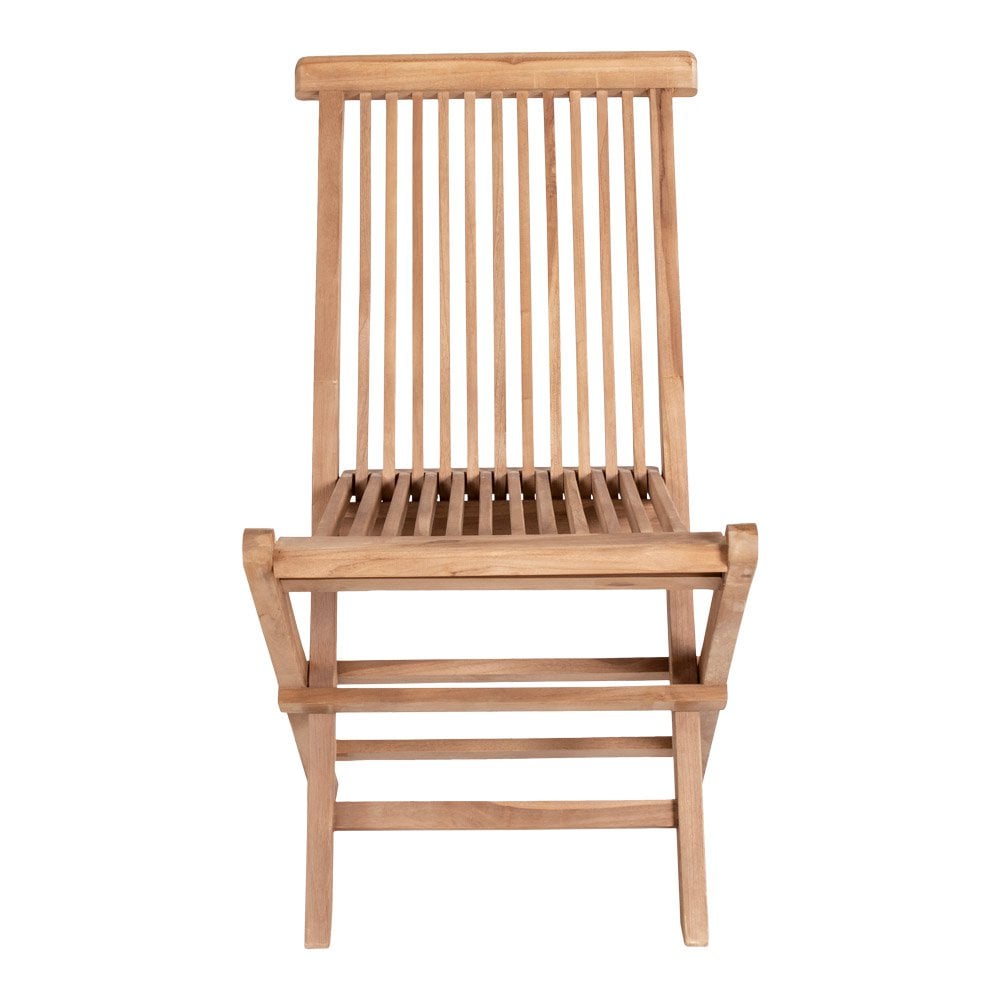 Toledo Eetkamerstoel - Natuurlijk, Teak, 62x46x89 cm - Set van 2