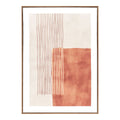 Mina Canvasprint, canvas, beige/bruin, No.1, 50x70 cm