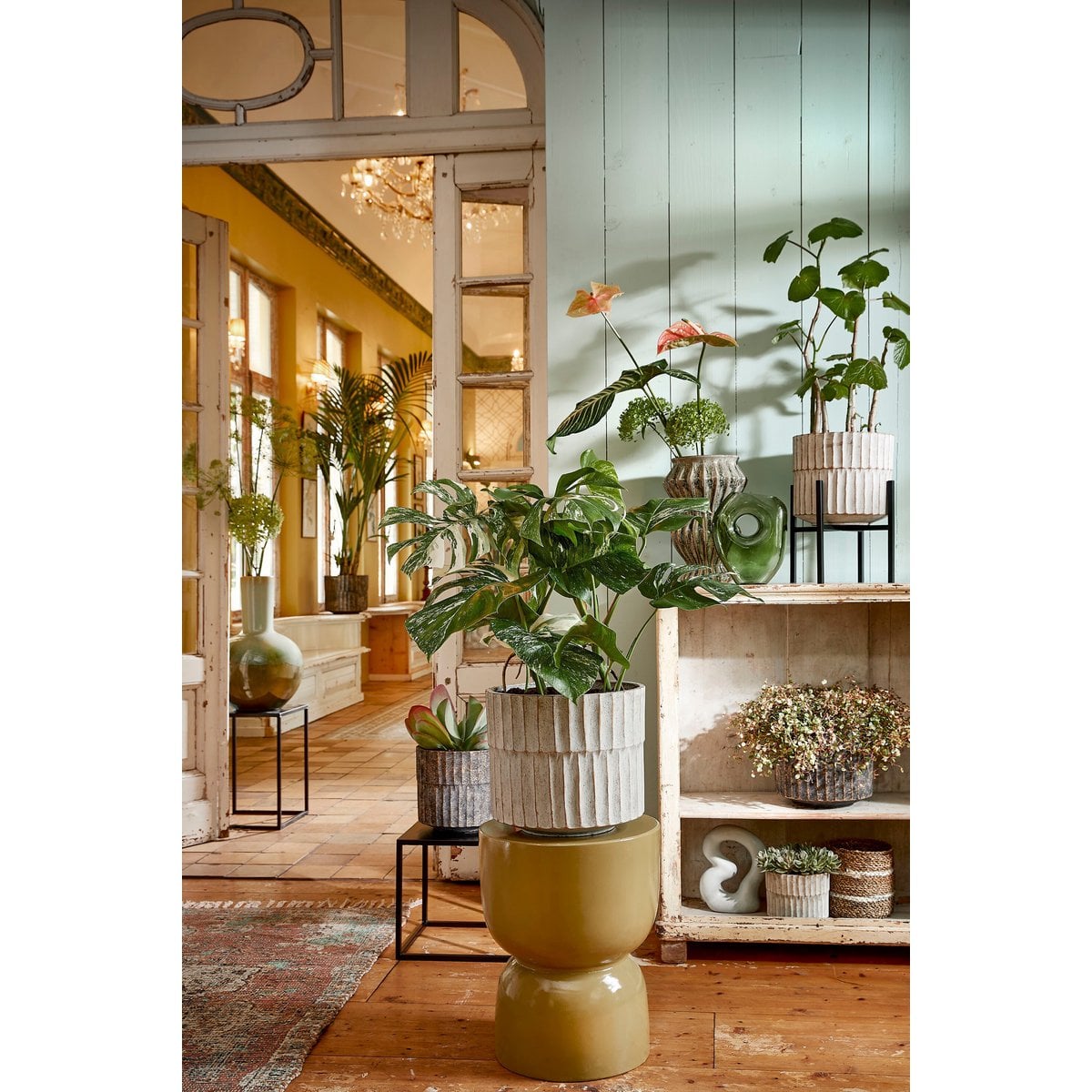 Plantenstandaard Ascot Zwart