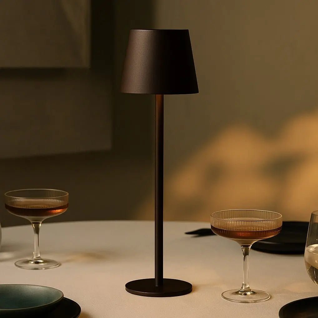 Jasper Mokkabruin Draadloze Lamp met Batterij | Dimbaar en 3 lichtniveaus