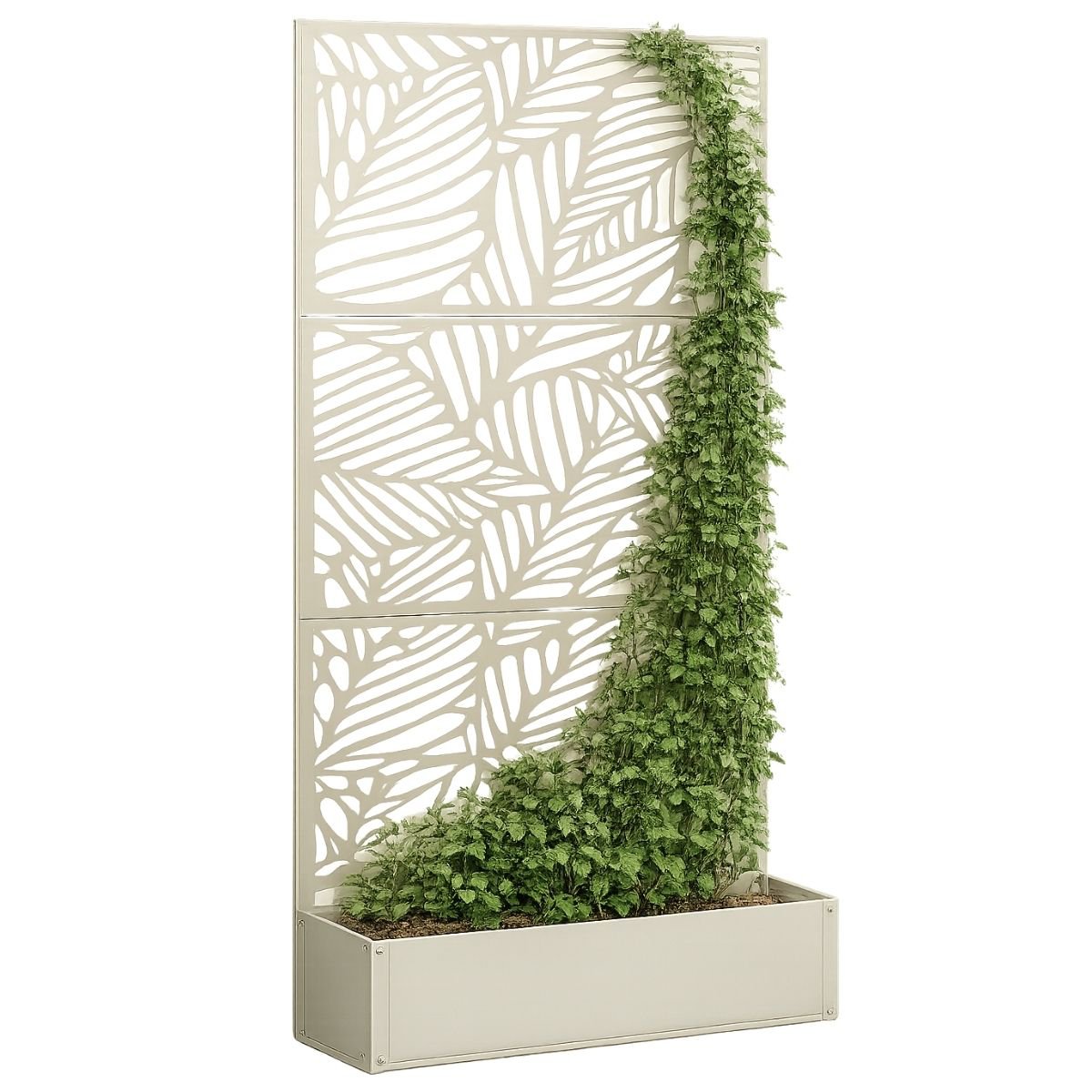 Plantenstandaard buiten Sapri Gebroken wit