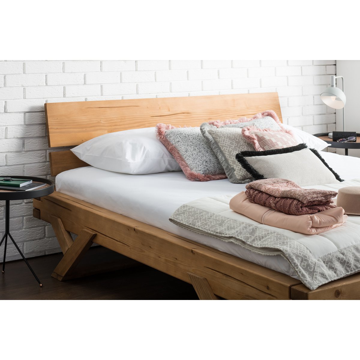 Balkenbed 140 x 200 cm