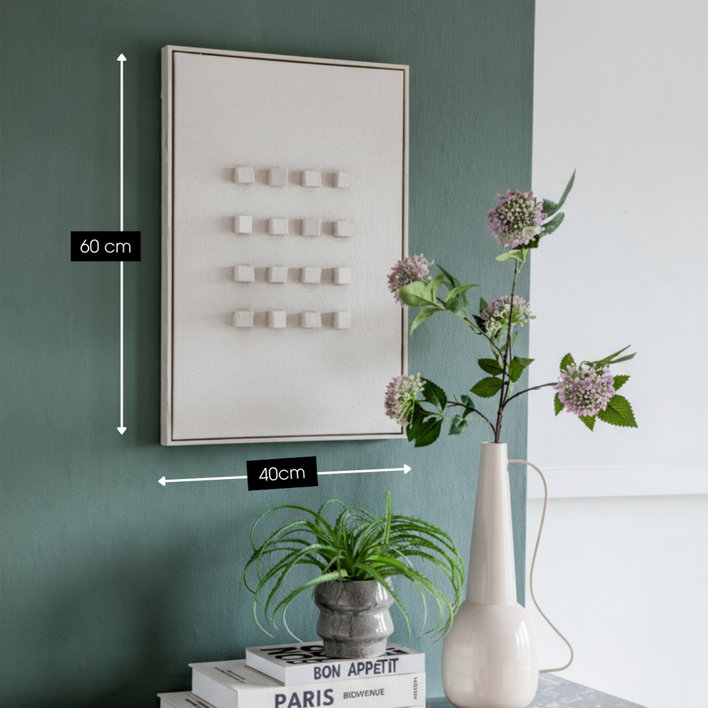 Wanddecoratie  Gebroken wit