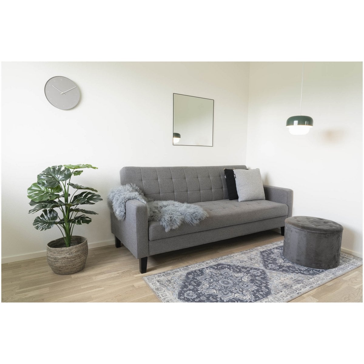 Havana Gangloper - Chenille Polyester, Blauw - 80x200 cm