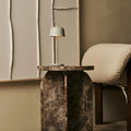 Anton Shadow Gray Oplaadbare tafellamp | Stijlvolle en draadloze verlichting