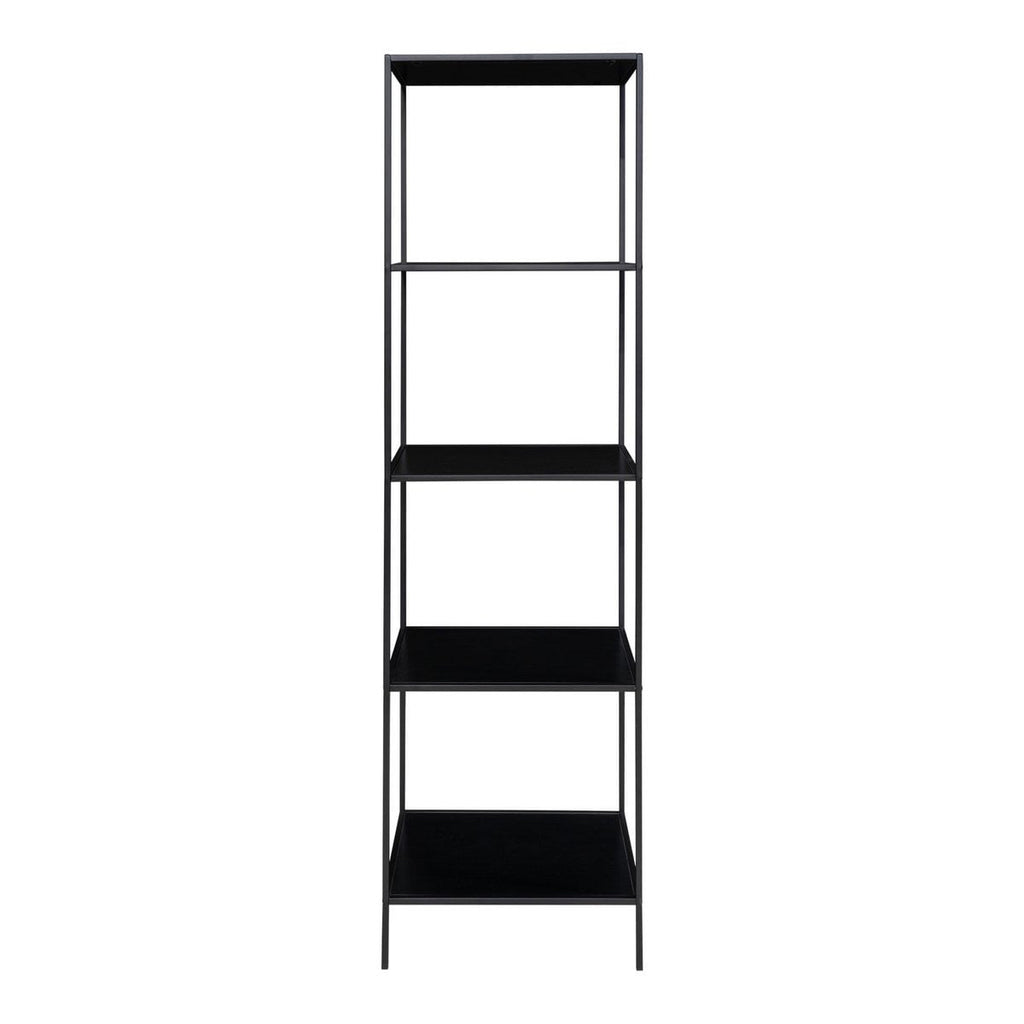 Vita Plank - zwart, staal, 51x36x170cm