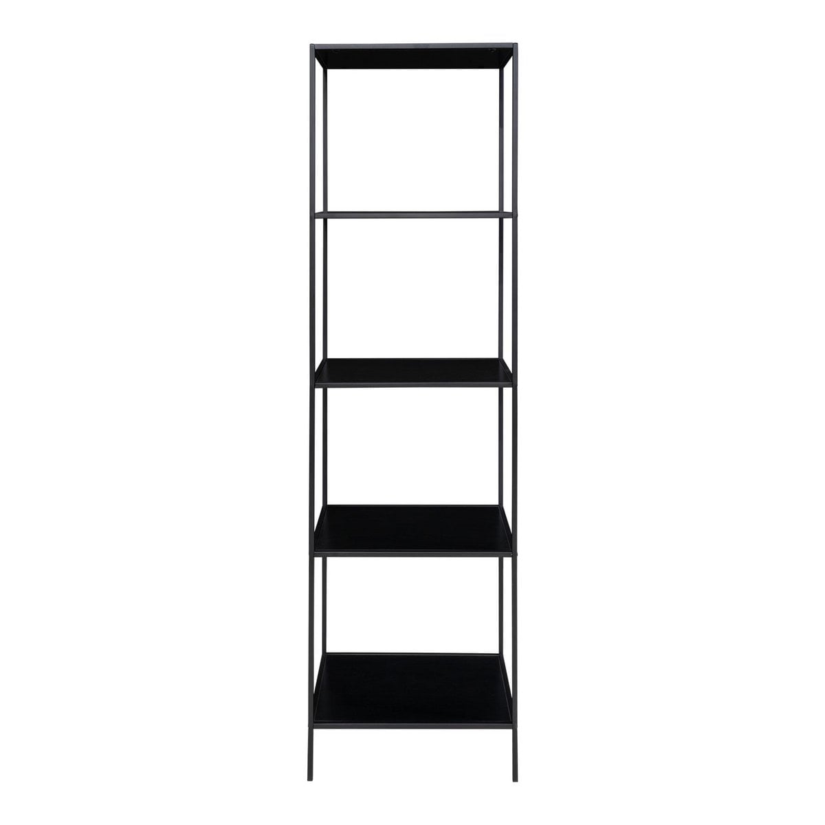 Vita Plank - zwart, staal, 51x36x170cm