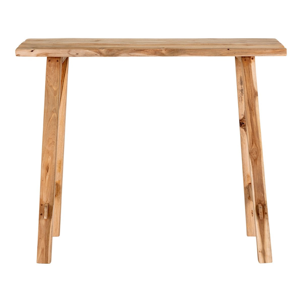 Girona Consoletafel - Teakhout, Natuurlijk - 90x30x80 cm