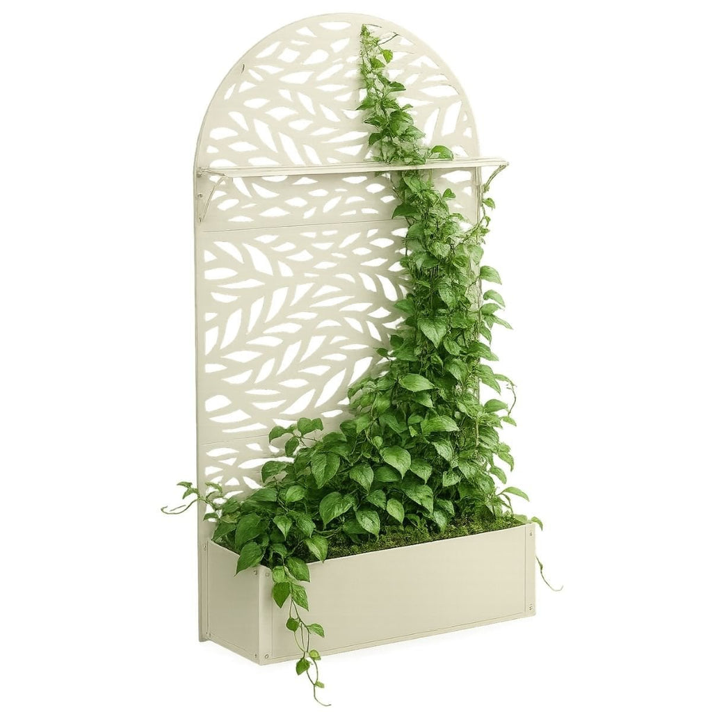 Plantenstandaard buiten Sapri Gebroken wit