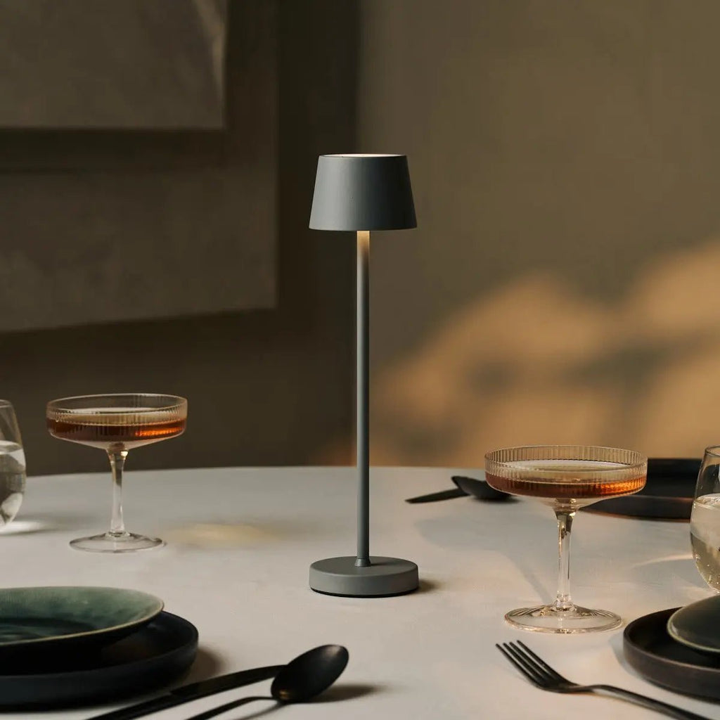 Vondel Mini Mouse Grijs Snoerloze Lamp | Dimbaar en perfect voor horeca