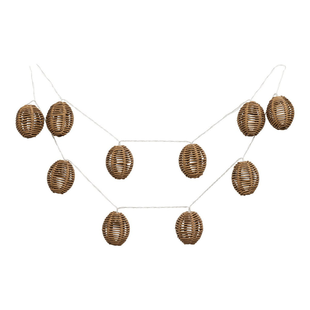 Carlisle LED Lichtslinger, polyrotan/metaal, natuur/zwart
