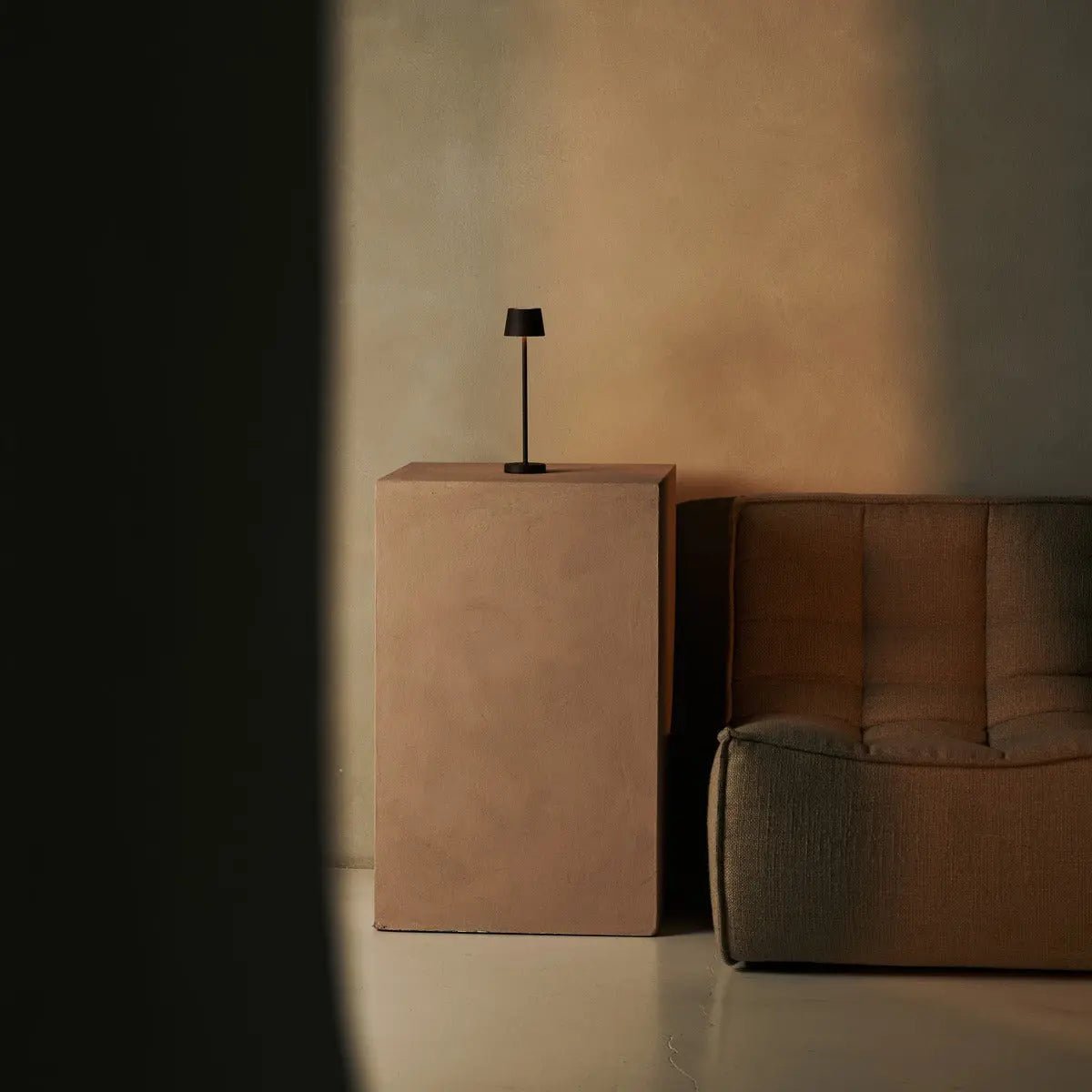 Vondel Mini Mokka Bruin Snoerloze Lamp | Dimbaar en perfect voor horeca
