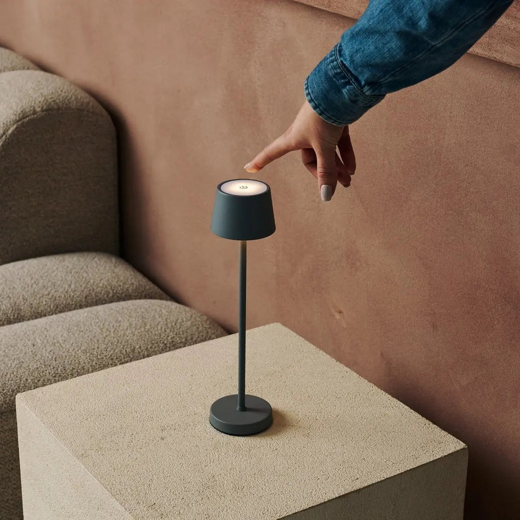 Vondel Mini Mouse Grijs Snoerloze Lamp | Dimbaar en perfect voor horeca