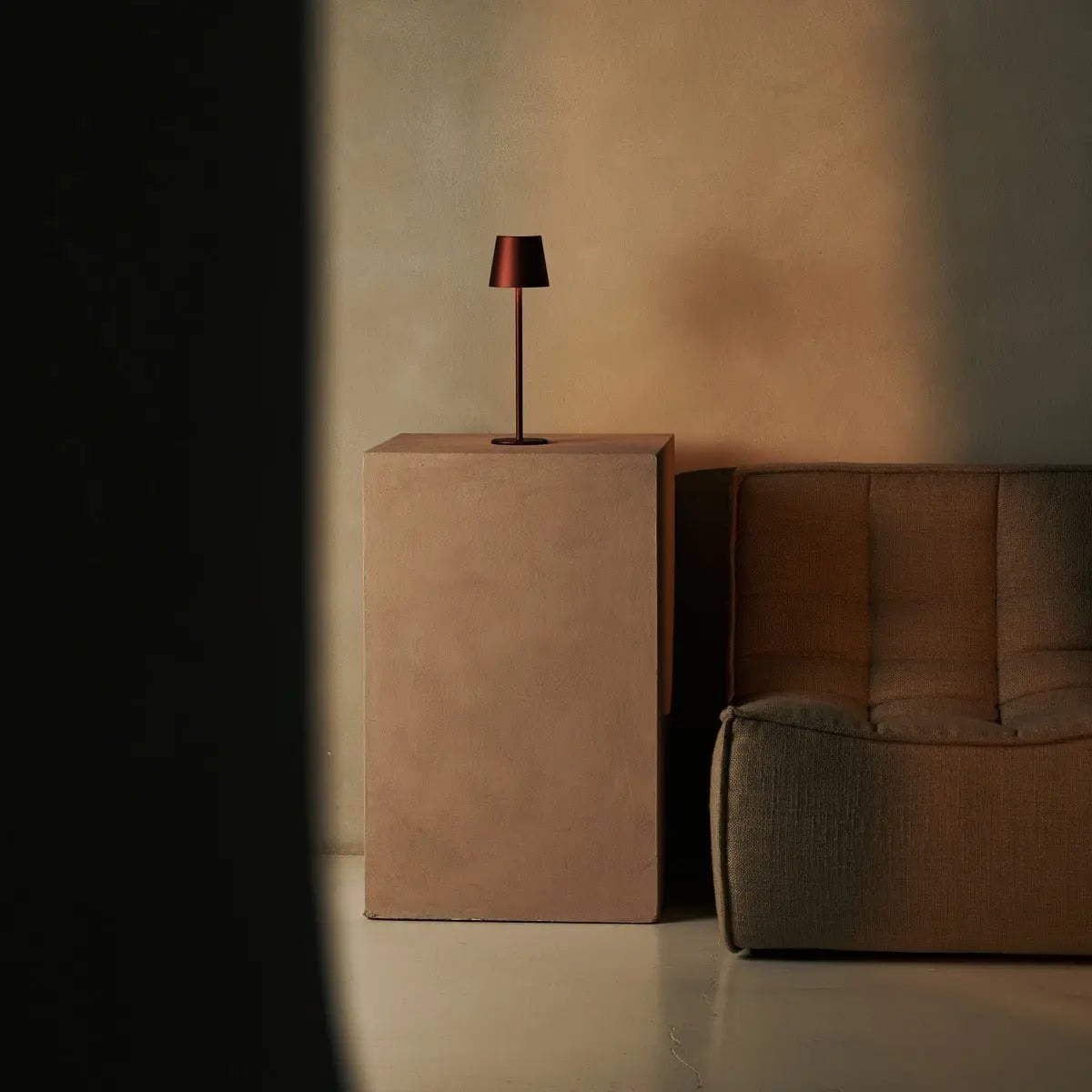 Jasper Brons Draadloze Lamp met Batterij | Dimbaar en 3 lichtniveaus