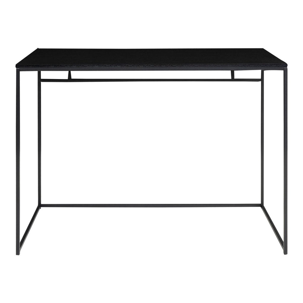 Vita Bureau - zwart, staal, 100x45x75cm
