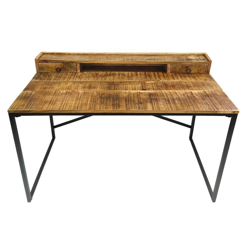 Bureau computer tabel 120x88x55cm Liverpool metalen frame zwart