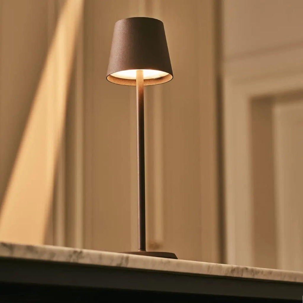Jasper Mokkabruin Draadloze Lamp met Batterij | Dimbaar en 3 lichtniveaus