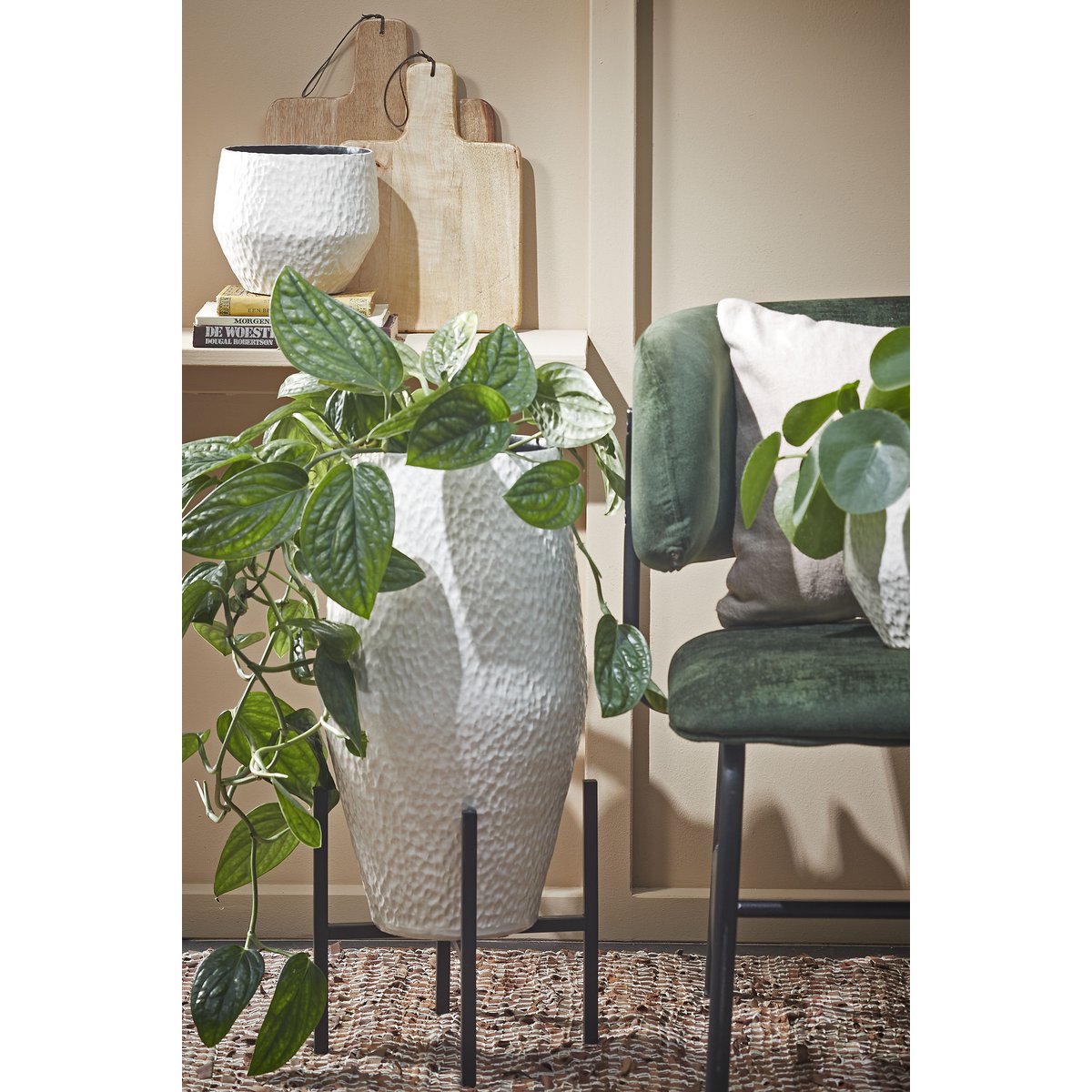 Plantenstandaard Ascot Zwart