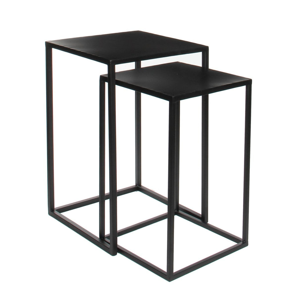 Bijzettafel set Goa Zwart