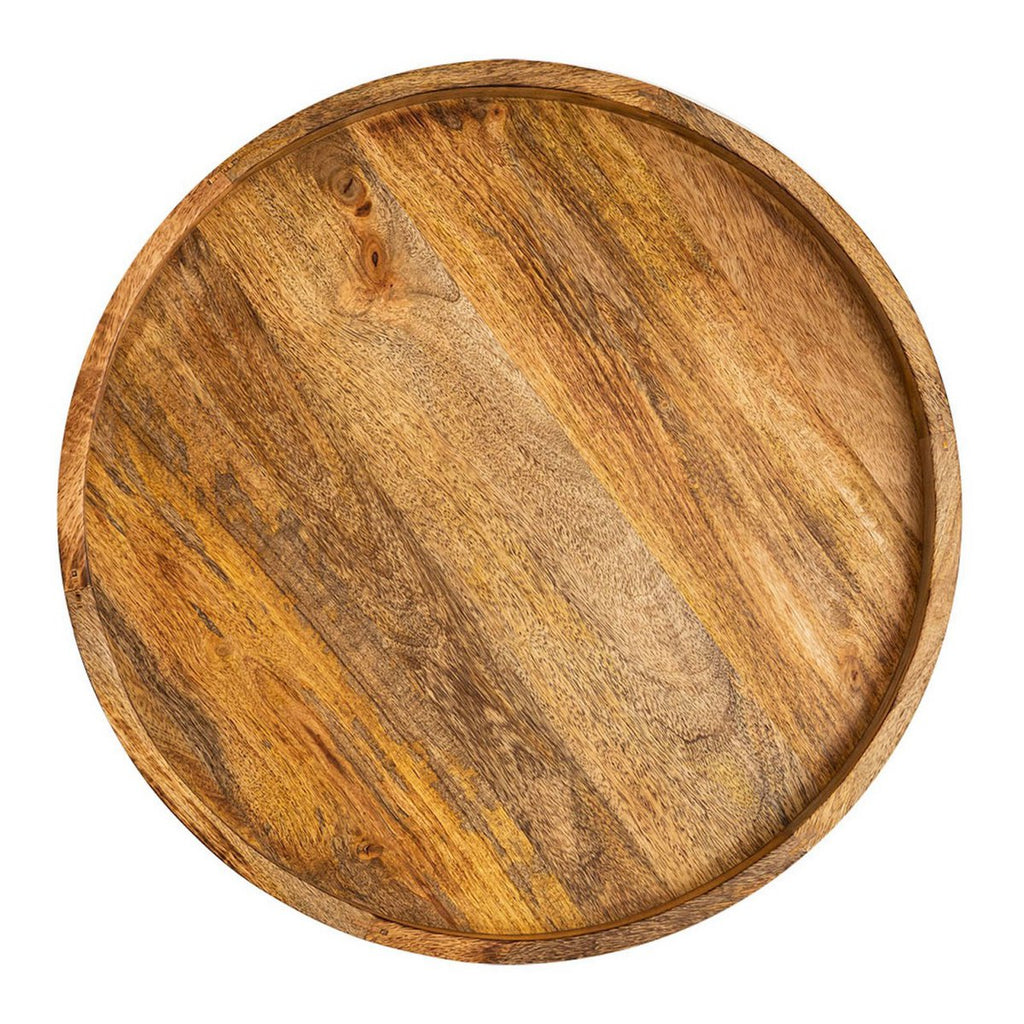 Bijzettafel hout rond Ø 40 of 50 cm Vancouver salontafel woonkamer tafel metalen metalen voet zwart mat