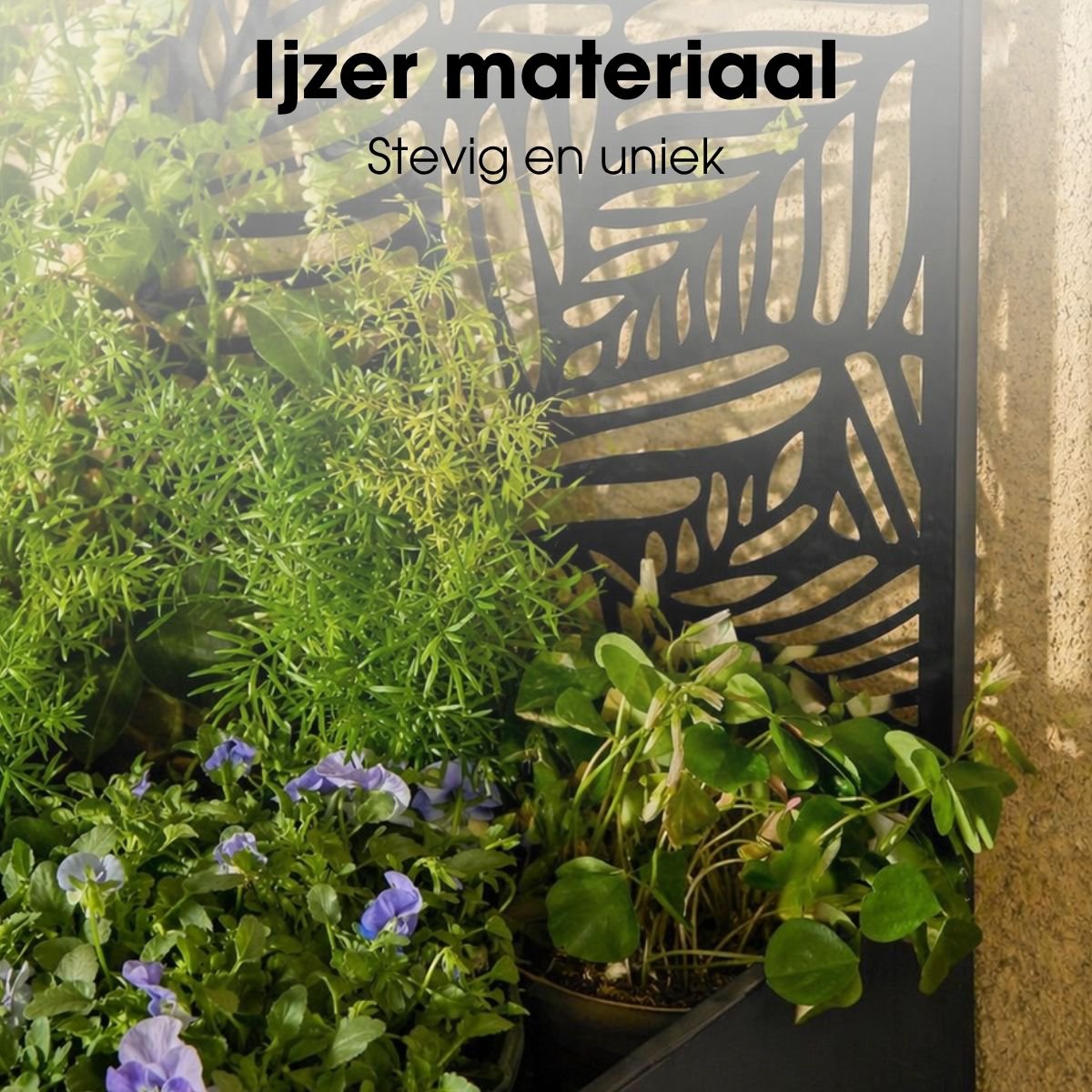 Plantenstandaard buiten Sapri Zwart