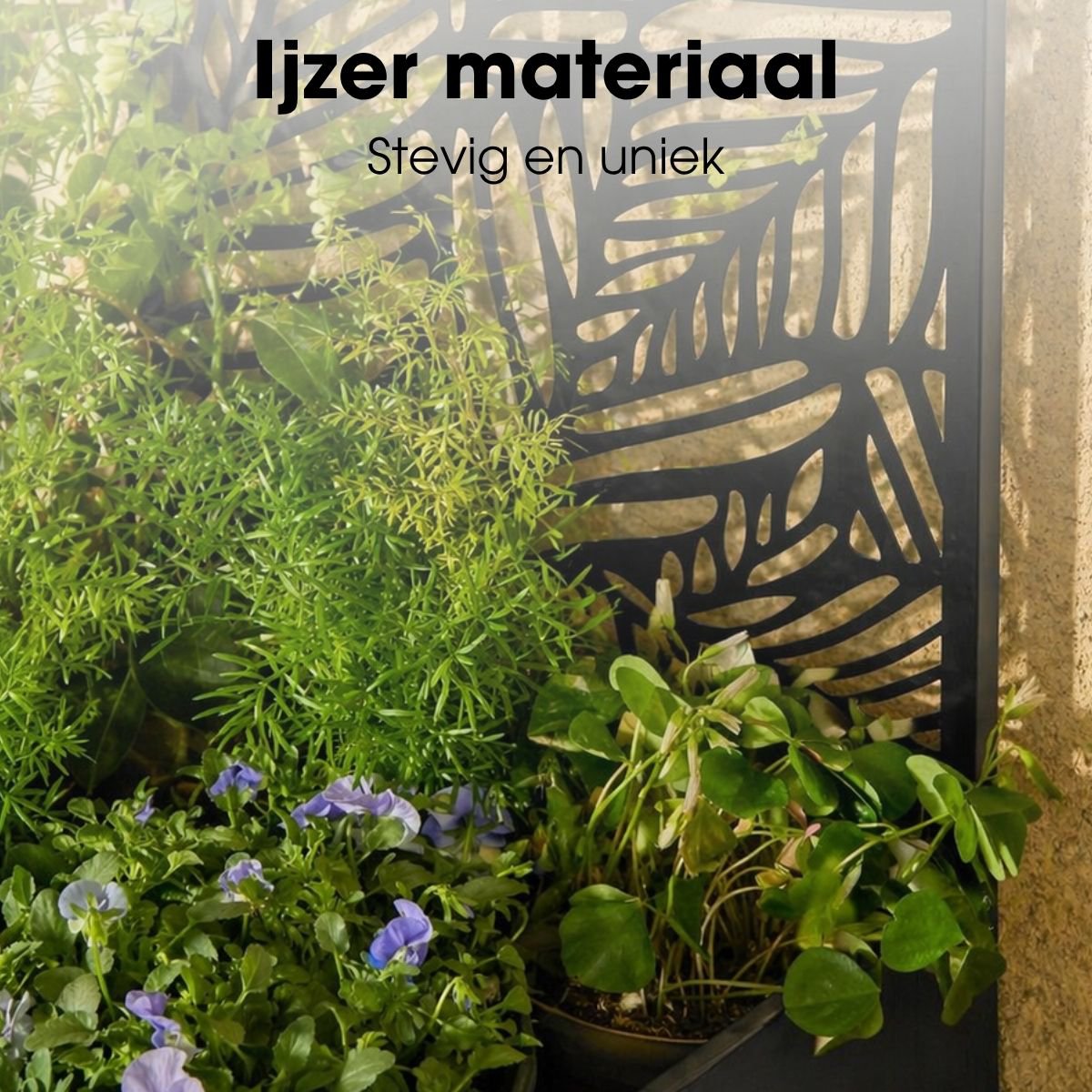 Plantenstandaard buiten Sapri Zwart