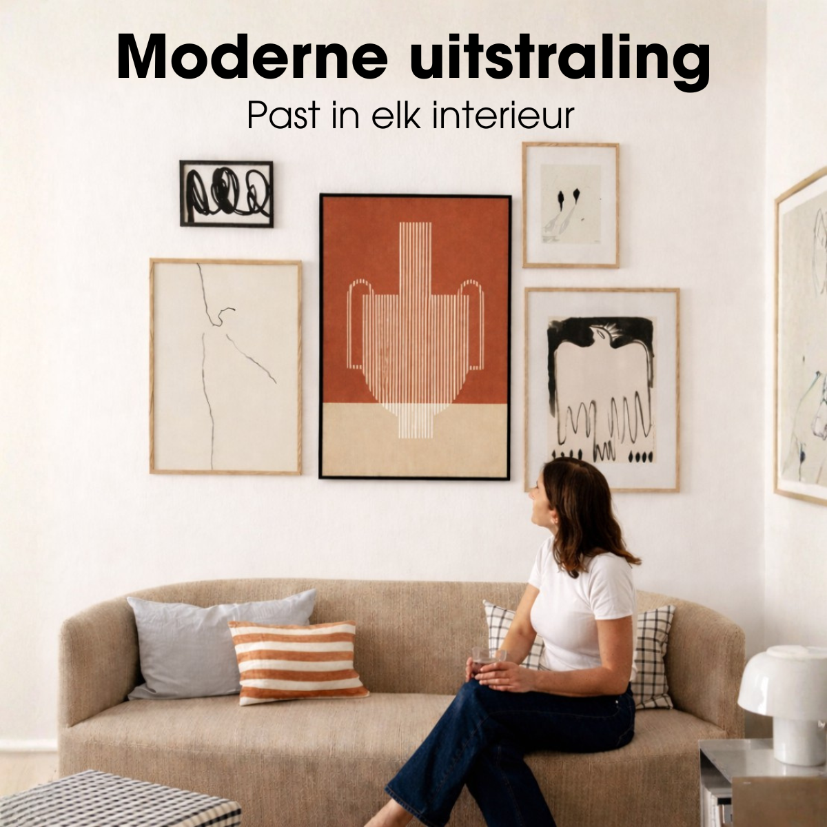 Wanddecoratie  Donkerbruin